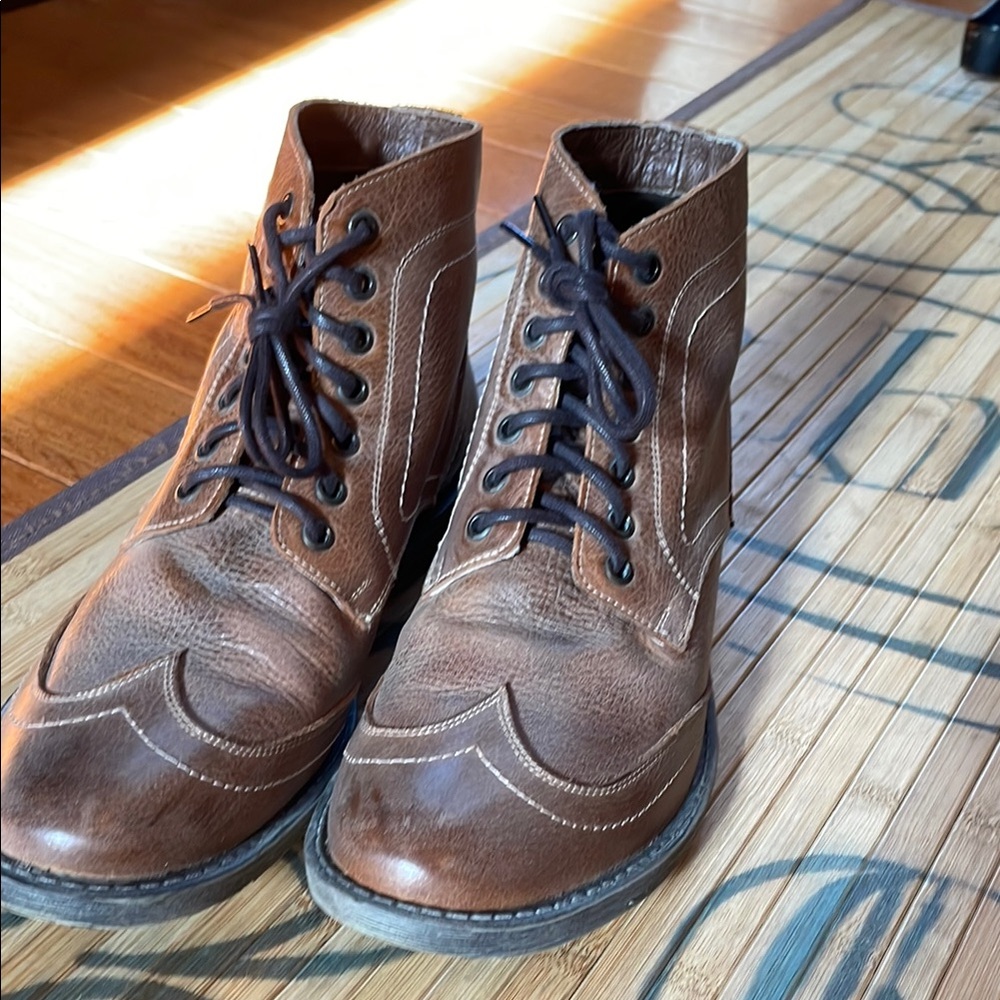 Brown Leather Men's Boots